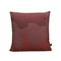 Square cushion / patterned / fabric / blue