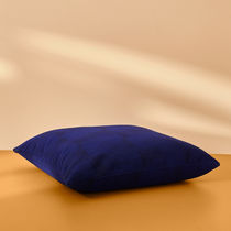 Square cushion / plain / cotton / wool