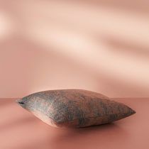 Square cushion / patterned / fabric / green