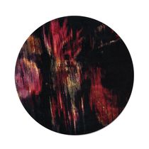 Contemporary rug / floral pattern / silk...