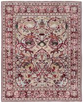 Traditional rug / patterned / wool / silk