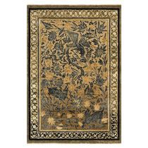 Contemporary rug / floral pattern / wool...