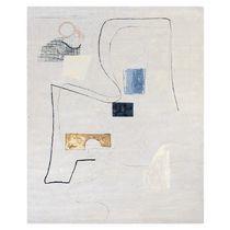 Contemporary rug / patterned / silk / Tibetan...