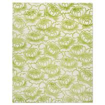 Contemporary rug / floral / silk / Tibetan...