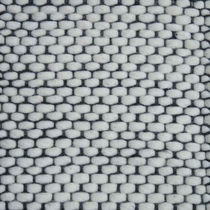 Contemporary rug / plain / wool / cotton
