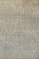 Contemporary rug / striped / cotton / viscose