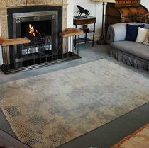 Contemporary rug / patterned / cotton /...