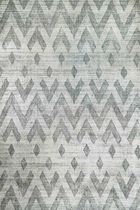Contemporary rug / geometric / cotton /...