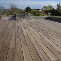 Ash deck board / teak / padouk / grooved