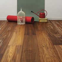Solid parquet floor / glued / chestnut /...