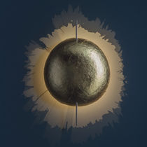 Original design wall light / nickel / fiberglass...