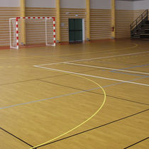 Vinyl sports flooring / indoor / for multipurpose...