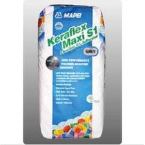 Fixing adhesive mortar / for tiles / cement...
