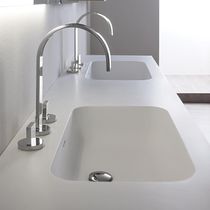 Double washbasin / built-in / rectangular...