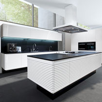 Contemporary kitchen / lacquered wood /...