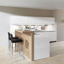 Contemporary kitchen / wooden / L-shaped...