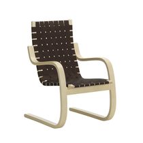 Contemporary chair / with armrests / cantilever...