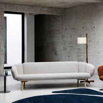 Contemporary sofa / fabric / 3-seater /...