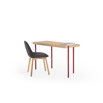 Contemporary desk / wood veneer / MDF /...