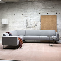 Modular sofa / corner / contemporary / gray