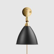 Contemporary wall light / brass / halogen...