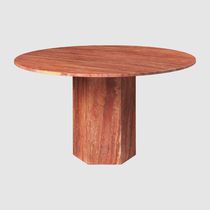 Traditional dining table / travertine /...