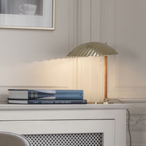 Table lamp / brass / contemporary / straight