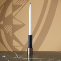 Brass candle holder / cardboard