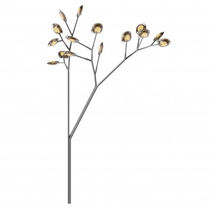 Floor-standing lamp / stainless steel /...