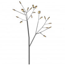 Floor-standing lamp / stainless steel /...