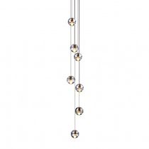 Pendant lamp / contemporary / glass / low-voltage