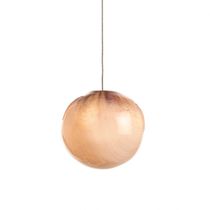 Pendant lamp / steel / blown glass / contemporary