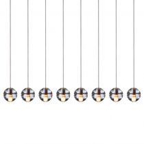 Pendant lamp / contemporary / glass / low-voltage