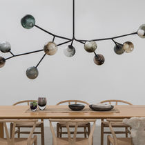 Pendant lamp / blown glass / contemporary...