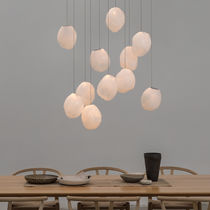 Pendant lamp / blown glass / contemporary...