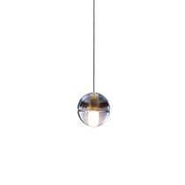Pendant lamp / glass / contemporary / orientable
