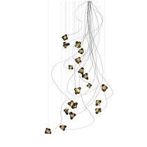 Pendant lamp / blown glass / contemporary...