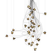 Pendant lamp / contemporary / blown glass...