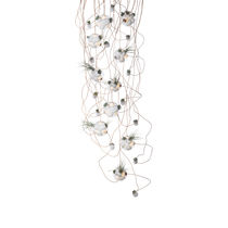 Pendant lamp / contemporary / copper / blown...