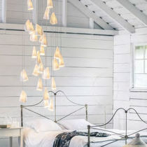 Pendant lamp / contemporary / borosilicate...