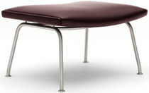 Contemporary footrest / leather / by Hans...