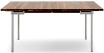 Contemporary table / wooden / rectangular...