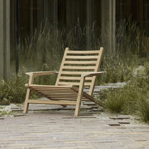 Teak deck chair