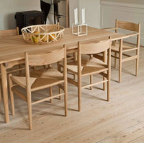Contemporary dining chair / wood / wooden...