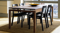 Contemporary table / aluminum / extending