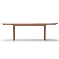 Contemporary table / wooden / rectangular...