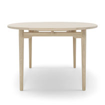 Contemporary table / wooden / round / by...