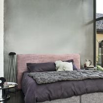 Double bed headboard / contemporary / fabric...