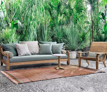 Contemporary rug / patterned / jute / rectangular
