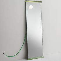 Free-standing mirror / contemporary / rectangular...